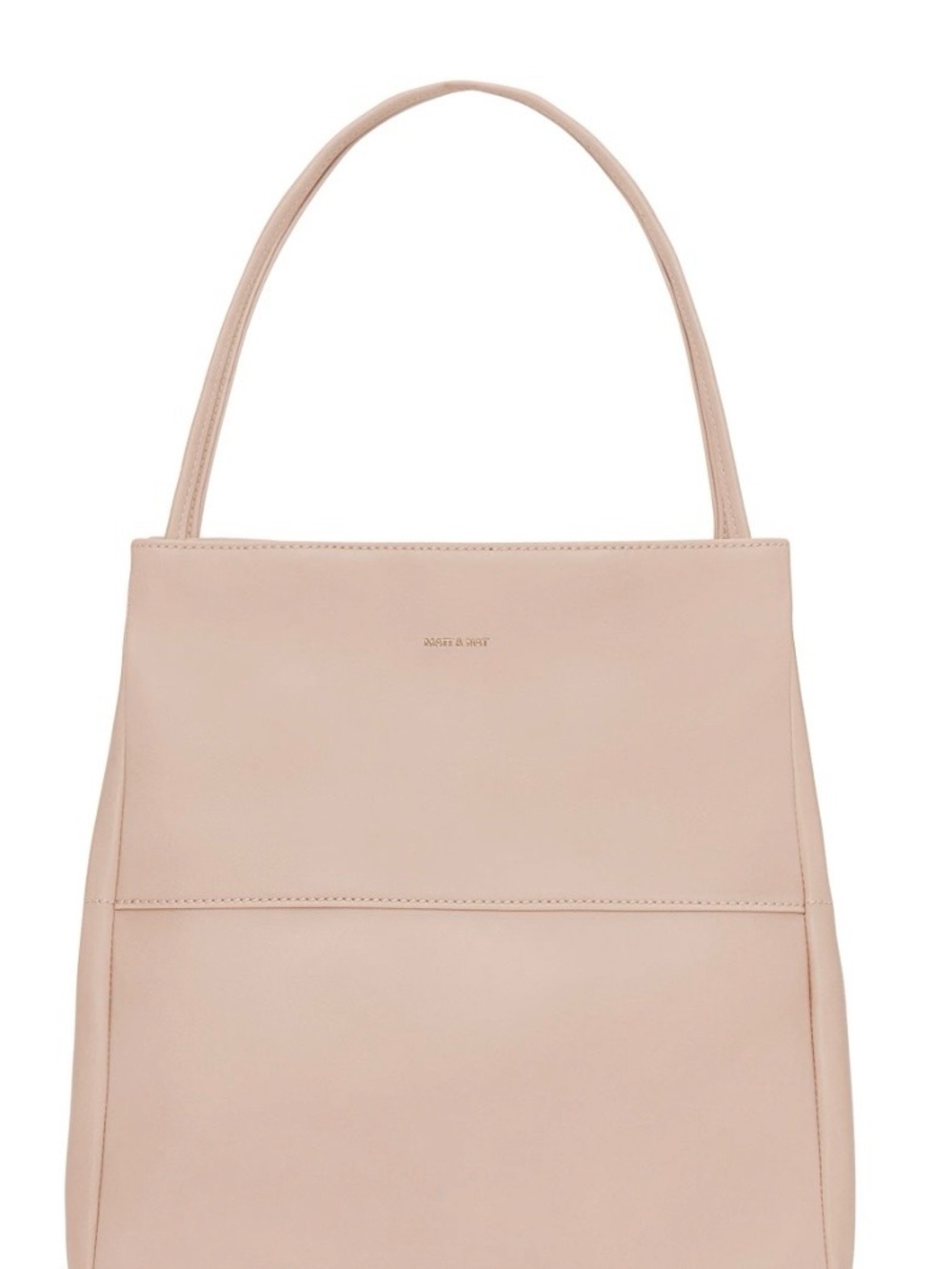Matt & Nat Blush Willa Blush Taupe Vegan Leather Shoulder Bag / Tote